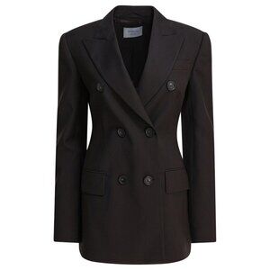 Max Mara Sportmax Double-Breasted Wool Blazer tag size 44 Women